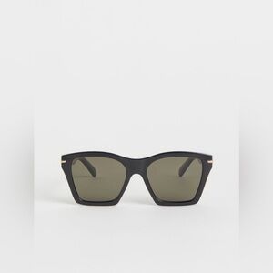 H&M POLARIZED SUNGLASSES with gold-colored sidepieces
